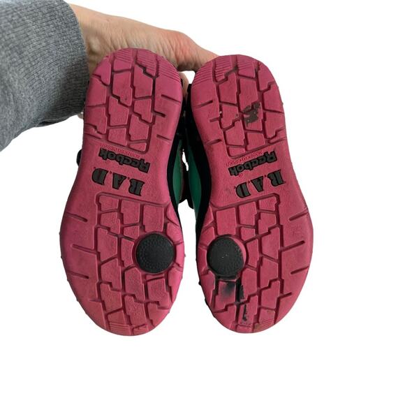 Reebok Vintage Sneaker RAD Skateboard BMX Green 80s Kids Size US 8.5 Rare Retro - Picture 14 of 15